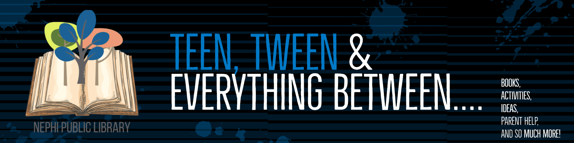 Teen and Tween Website Header 