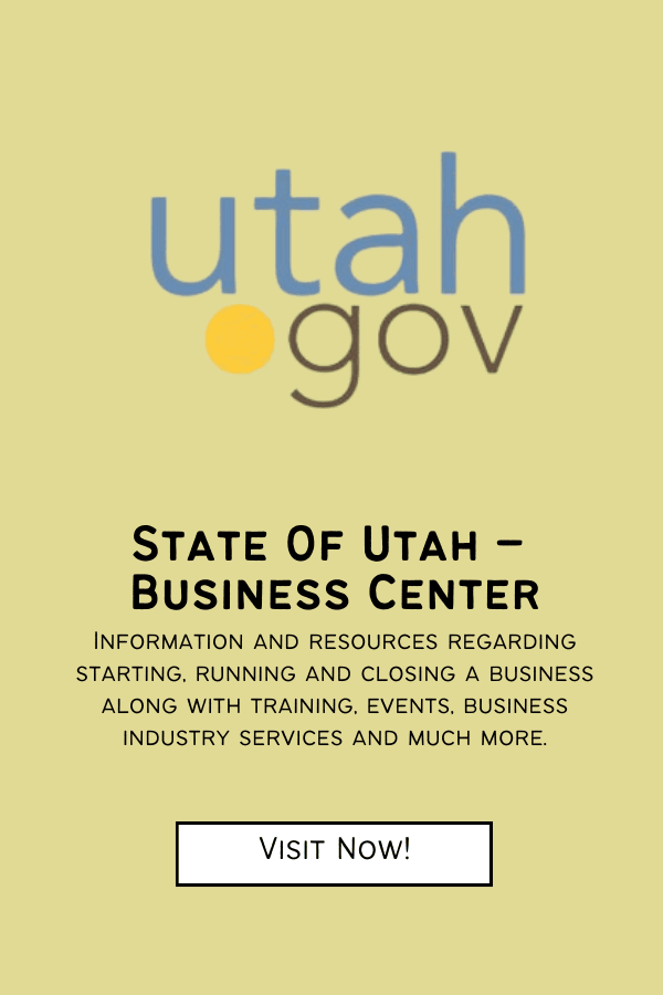 State of Utah Business BUTTON