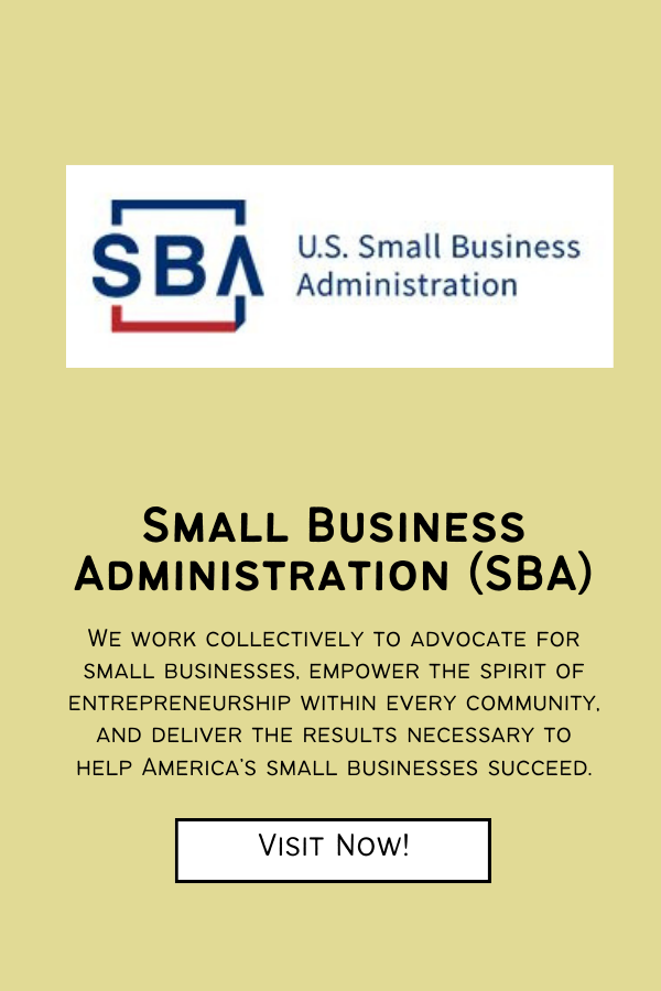 US Small Business Admin BUTTON