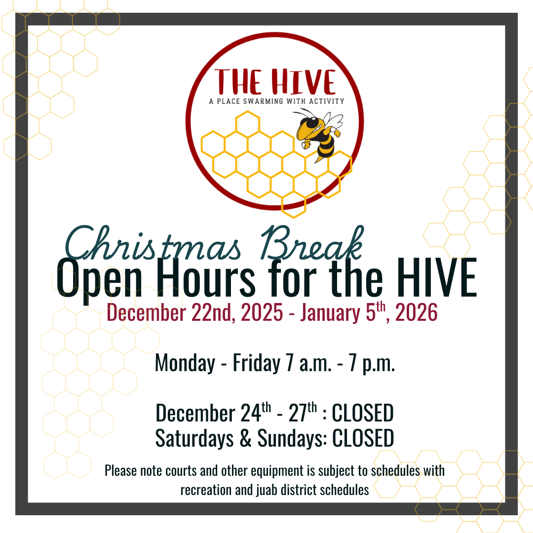 Christmas Break 2025 Hours for the HIVE