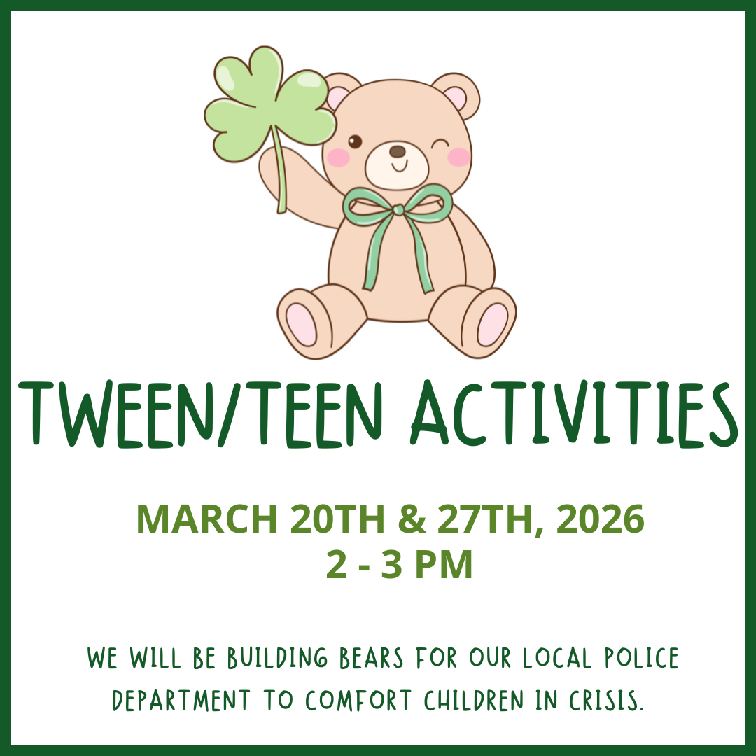 Tween and Teen March Activity