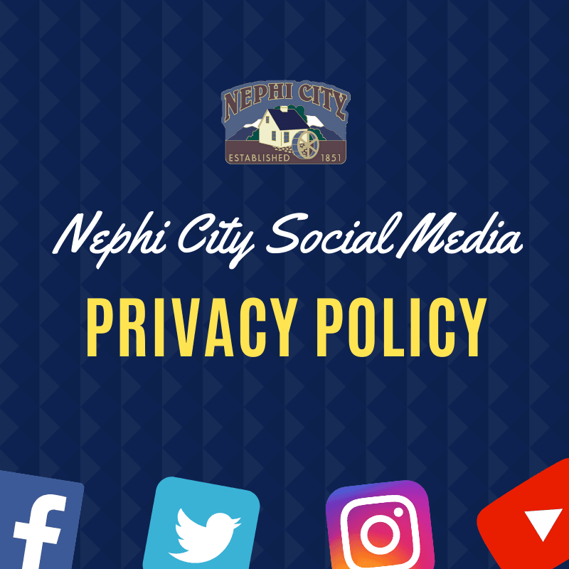 Nephi City Privacy Policy Opens in new window
